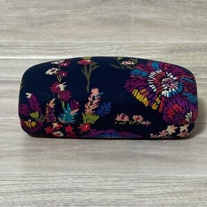 VERA BRADLEY / Midnight Wildflowers Floral Hard Eyeglass Case